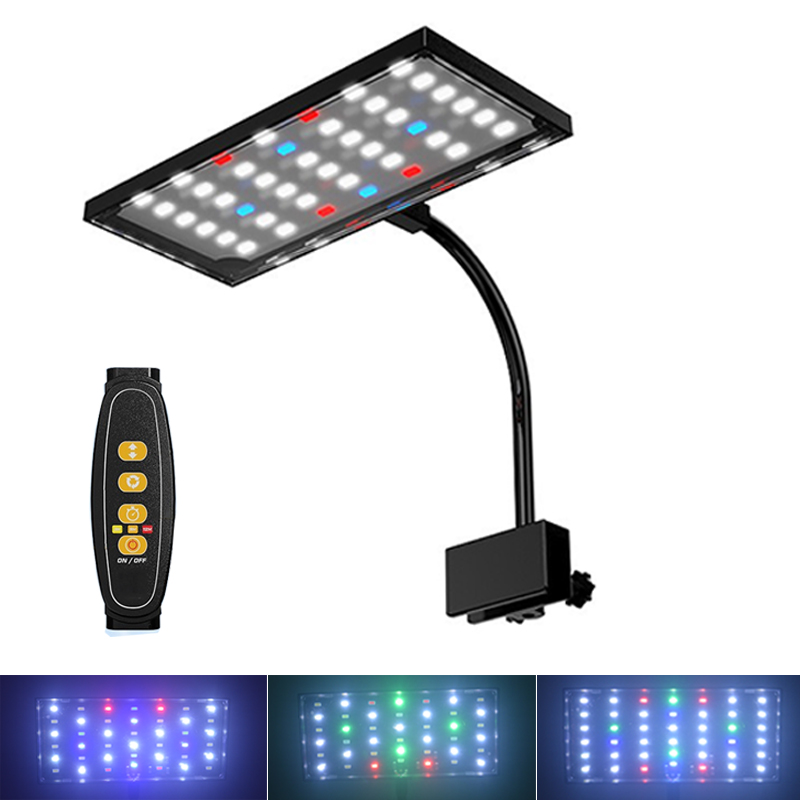 Aquarium Plant Ornament - مصباح LED لحوض السمك يعمل عبر