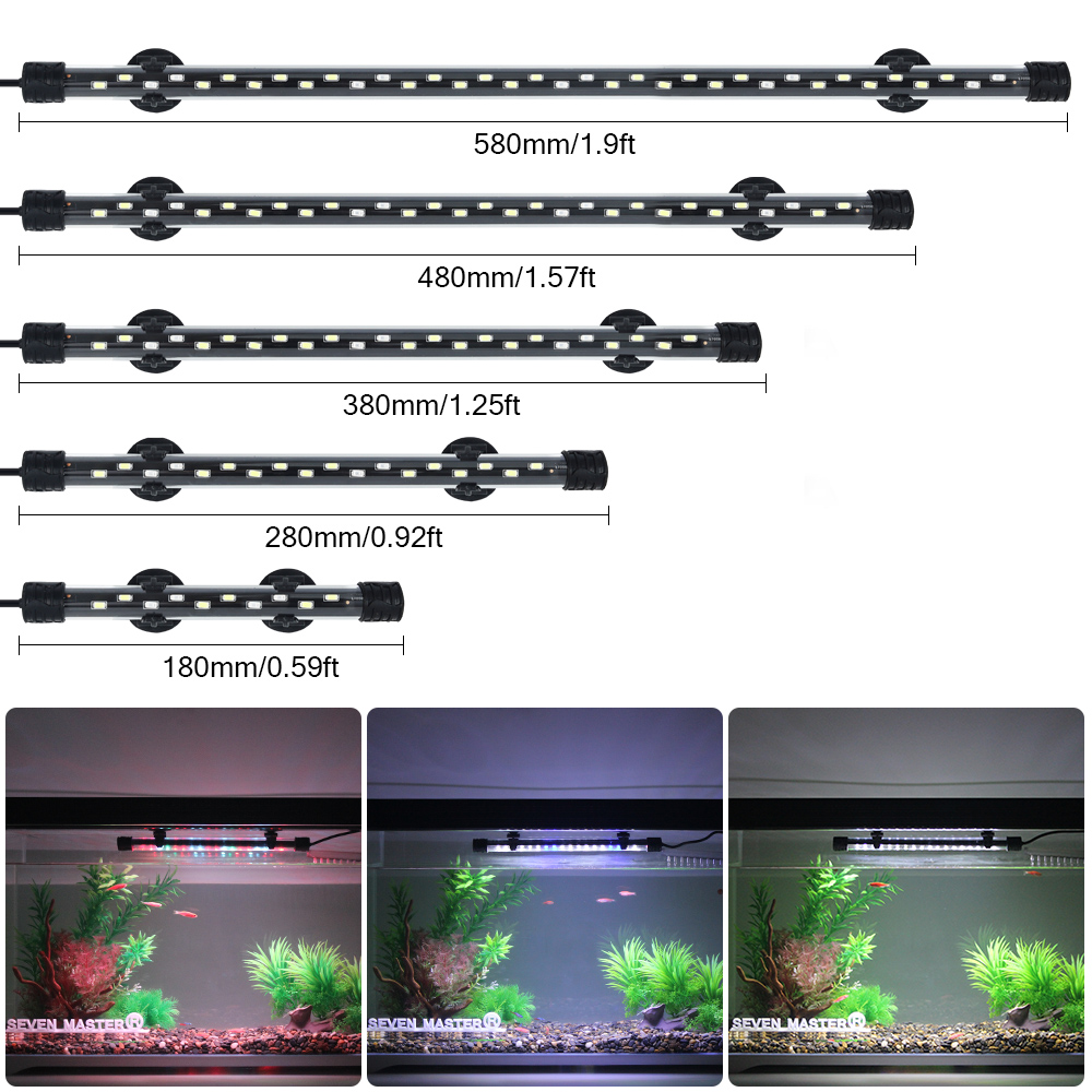 Aquarium Plant Ornament - حوض السمك ضوء LED نمو النبات