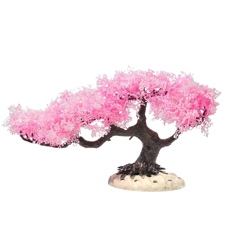 Aquarium Planted Tree - نباتات مائية اصطناعية بلاستيكية محاكية للأشجار،