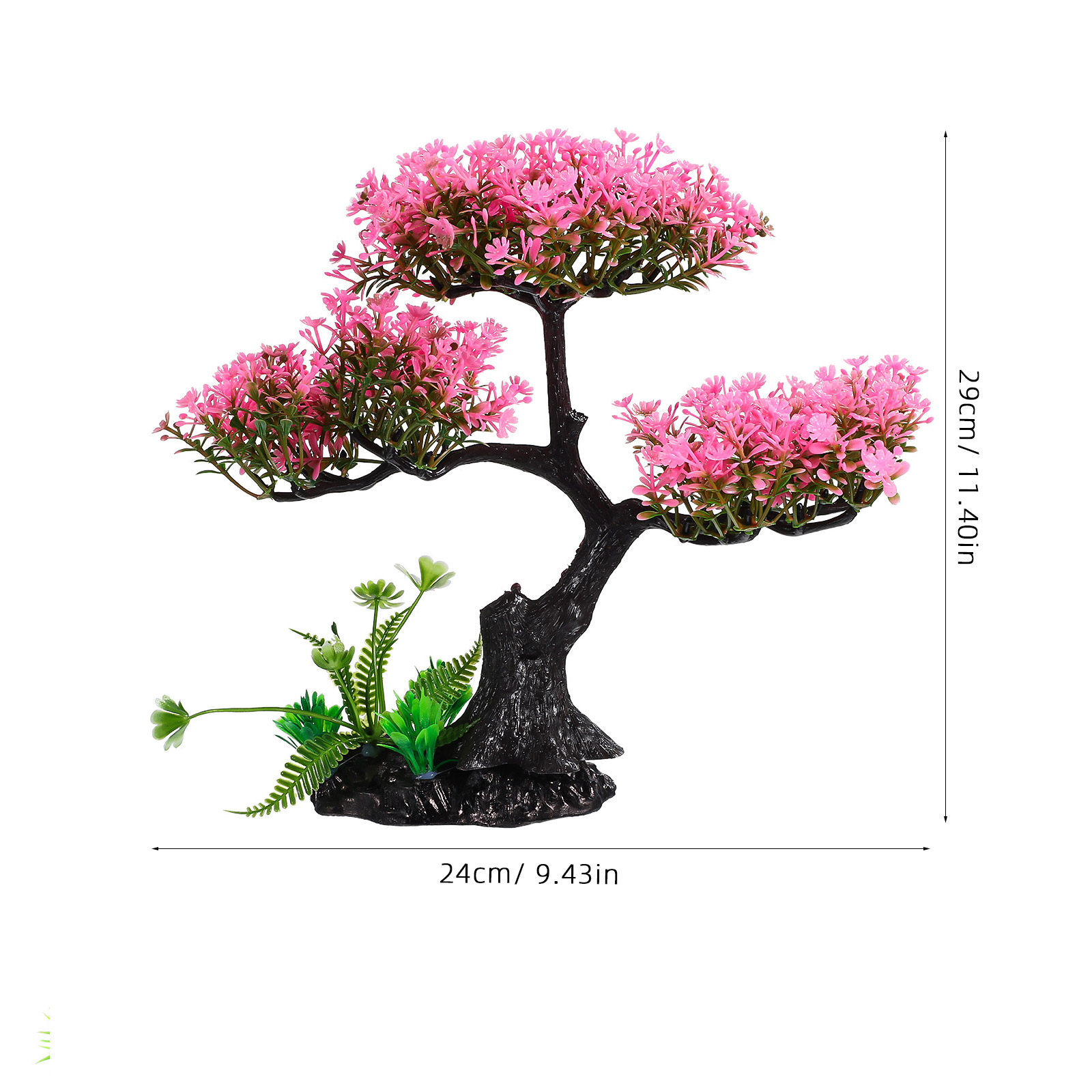 نباتات اصطناعية لتزيين أحواض ا - مراجعة Aquarium Planted Tree وسعره
