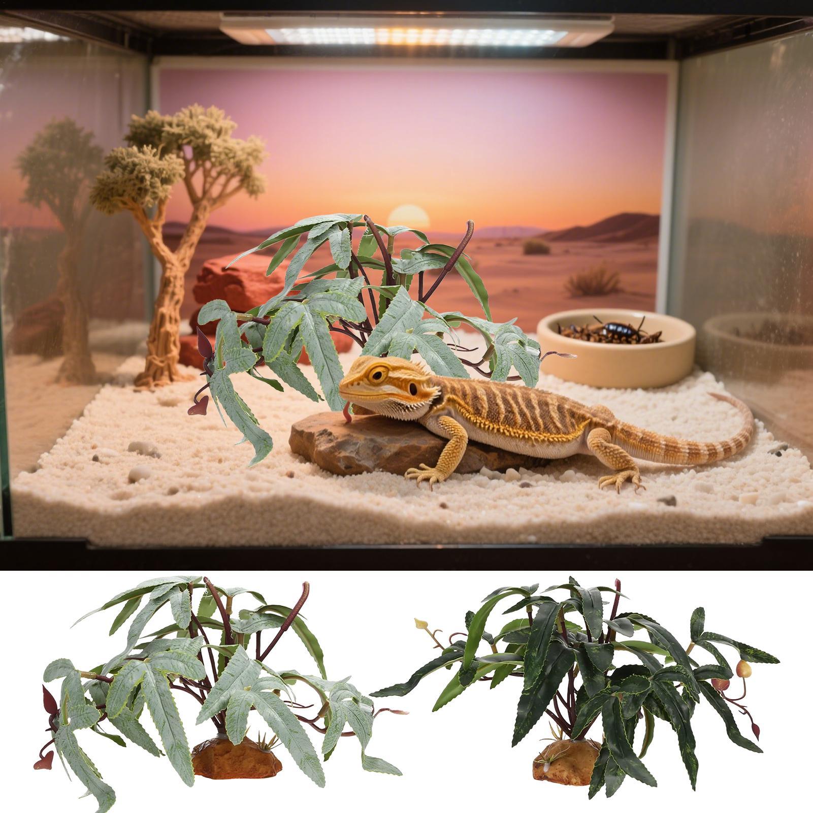 نباتات اصطناعية واقعية لتزيين  - مراجعة Aquarium Plant Ornament وسعره