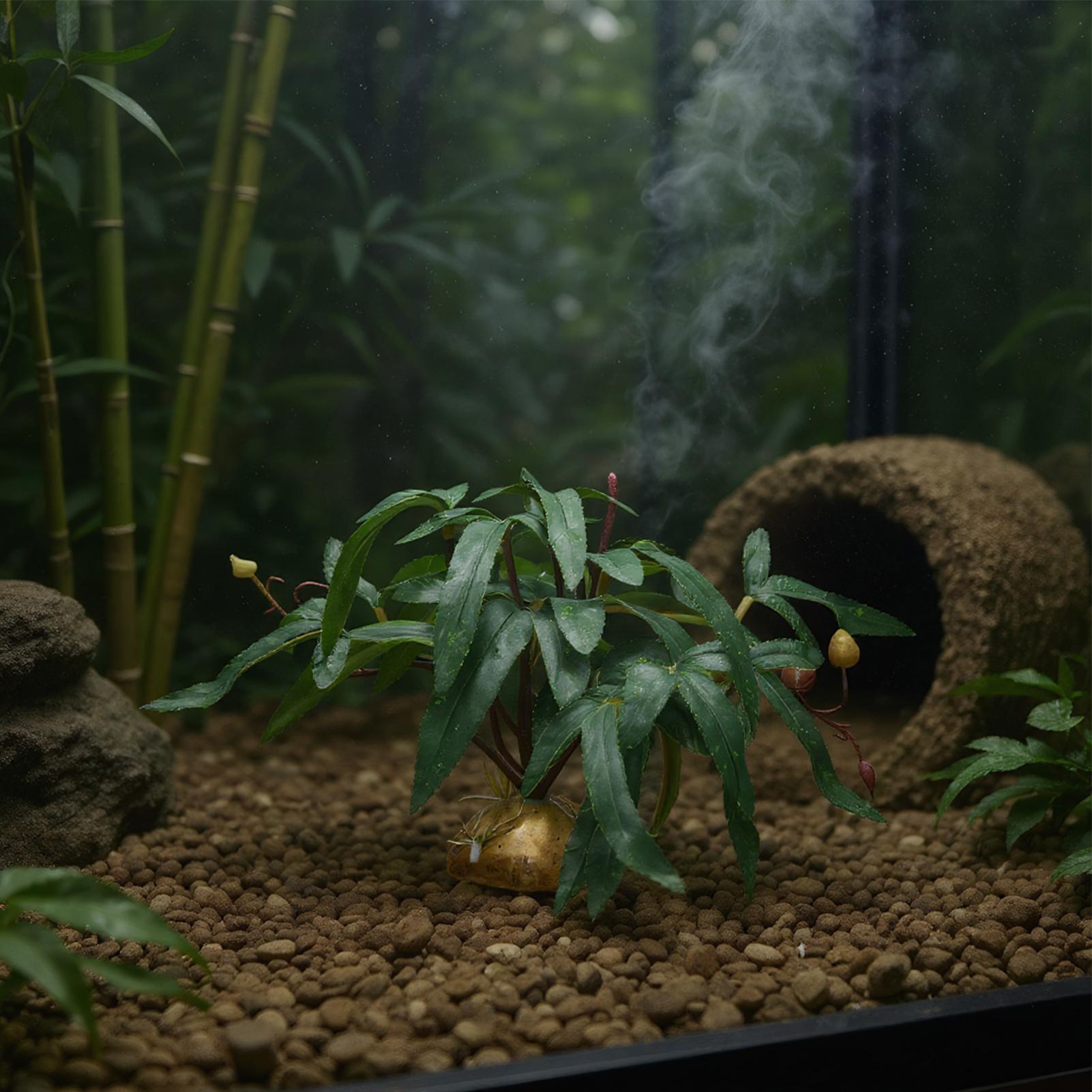 نباتات اصطناعية واقعية لتزيين  - مراجعة Aquarium Plant Ornament وسعره