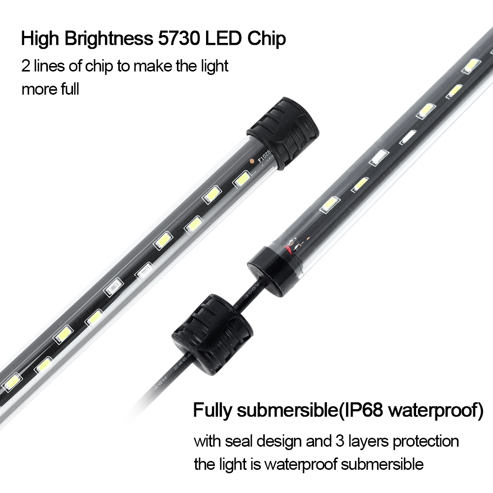 حوض السمك ضوء LED نمو النبات م - مراجعة Aquarium Plant Ornament وسعره