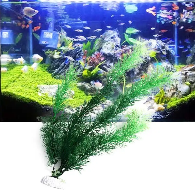 نباتات ديكور حوض السمك الاصطنا - مراجعة Aquarium Plant Ornament وسعره