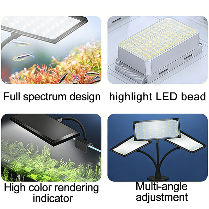 إضاءة LED كاملة الطيف لحوض الس - مراجعة Aquarium Plant Ornament وسعره