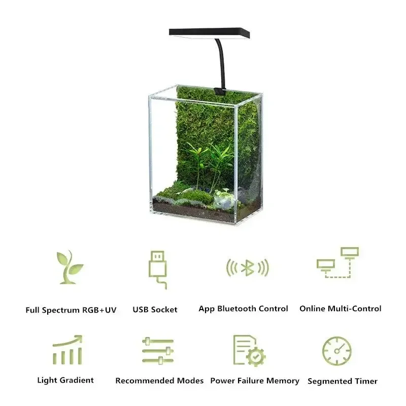 مصباح حوض السمك WEEK AQUA Mag  - مراجعة Aquarium Plant Ornament وسعره