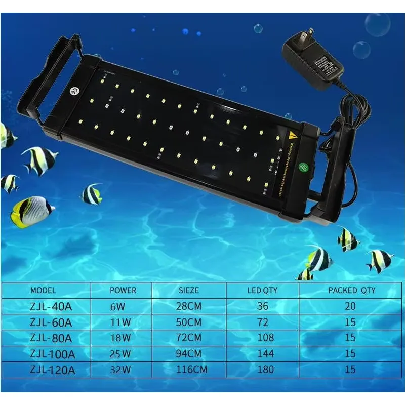 GAKO 11W ZJL-60A مصباح LED لحو - مراجعة Planted Aquarium Price وسعره