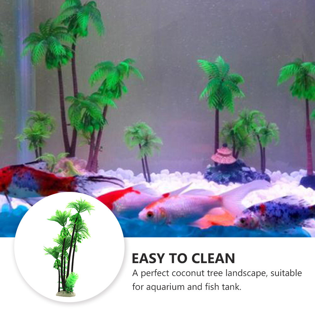 قطعة واحدة من شجرة جوز الهند ا - مراجعة Aquarium Planted Tree وسعره