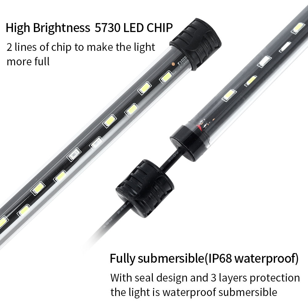 90-260 فولت حوض السمك ضوء LED  - مراجعة Aquarium Plant Ornament وسعره