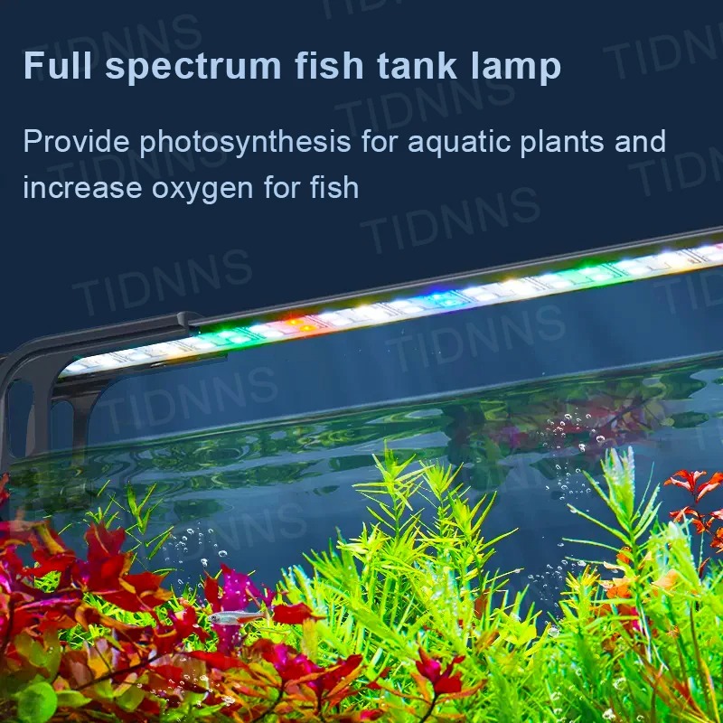 حوض السمك ضوء Led النبات تنمو  - مراجعة Aquarium Plant Ornament وسعره