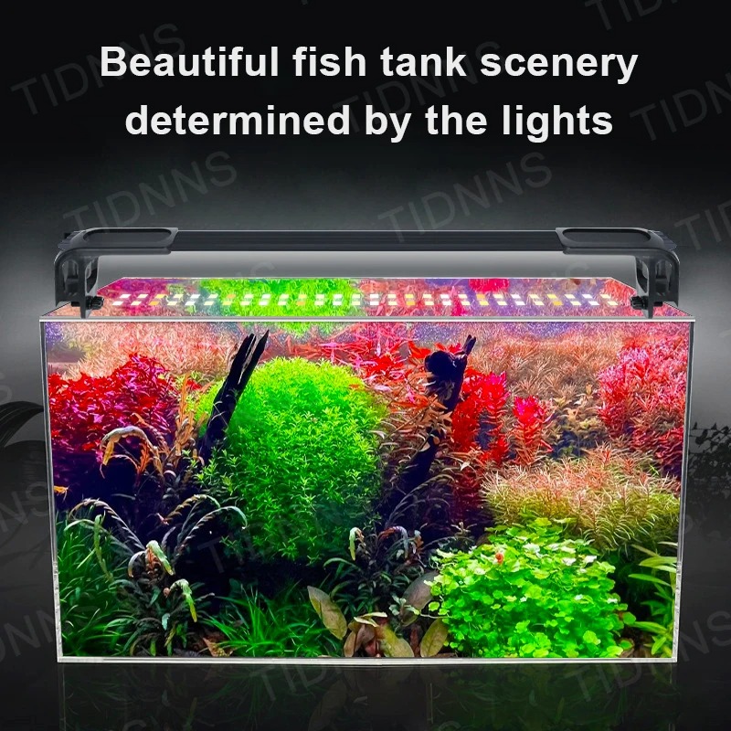 حوض السمك ضوء Led النبات تنمو  - مراجعة Aquarium Plant Ornament وسعره